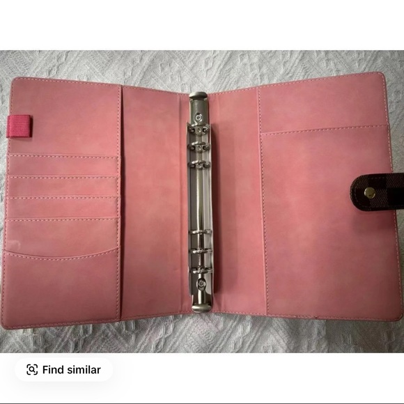 Checkered White and Grey Planner Cover A5 Refillable ( without paper ) - Picture 2 of 2